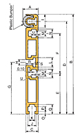 DOUBLE PLUS® Pallet Guide Rail-C2080VRP-PGR