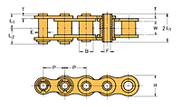 Single Pitch Hollow Pin Conveyor LAMBDA®
