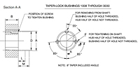 TAPER-LOCK® Bushings - 1008 through 3030-2