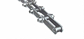 RF Conveyor Chains with Outboard Roller