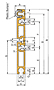 DOUBLE PLUS® Pallet Guide Rail-C2080VRP-PGR