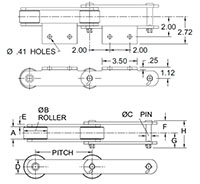 Roller-Conveyor-Chains---604R-CHAIN---A2-ATTACHMENT_2