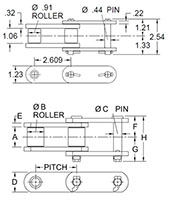 Roller-Conveyor-Chains---81XH-CHAIN---PLAIN_2
