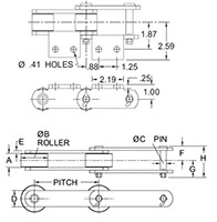 Roller-Conveyor-Chains---93R-CHAIN---A2-ATTACHMENT_2