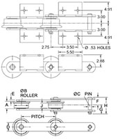 Roller-Conveyor-Chains---B964R-CHAIN---K2-ATTACHMENT--WELDED-_2