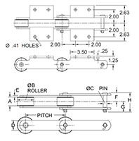 Roller-Conveyor-Chains---US196R-CHAIN---K2-ATTACHMENT_2