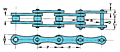Cadenas de paso doble - Cadena de accionamiento de paso doble RS-2