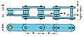 Cadenas de paso doble - Cadena transportadora de paso doble estándar-2