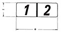 Placa de identificación numérica de ATC
