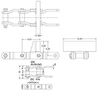 Acero soldado---Cadenas para molturación_CADENA WHX-155---ADITAMENTO RF121_2