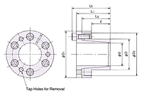 Dispositivo Power Lock serie TF de traba sin chaveta (sistema métrico)-2