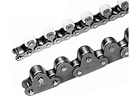 Serie de cadenas de rodillos superiores tipo RS de hilera simple