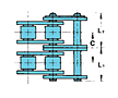 Cadenas de accionamiento Lambda® de hilera doble-2