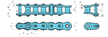 Cadenas de accionamiento niqueladas Lambda® de hilera simple-2
