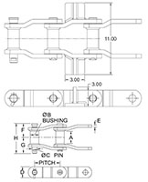 Welded-Steel---Mill-Chains_WHX-155-CHAIN---A-STYLE-LOG-CRADLE-ATTACHMENT_2