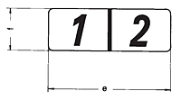 Placa de número ATC