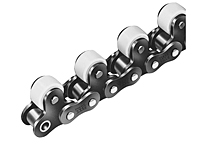 Transportador de rolo superior de plástico com passo simples LAMBDA®