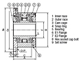 Embreagem com came da série BREU - Flange E1 com flange E2_2