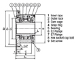 Embreagem com came da série BREU - Flange E2 com flange E7_2