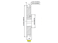 Nº 80 – Passo de 1 pol – Rodas dentadas TAPER-LOCK® - B-2